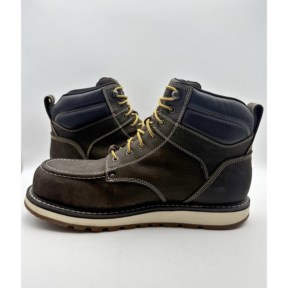 Keen Mens Cincinnati 6" Work Boot US 15 Wide EU 48 Brown Composite Toe WP NIB - Picture 8 of 14